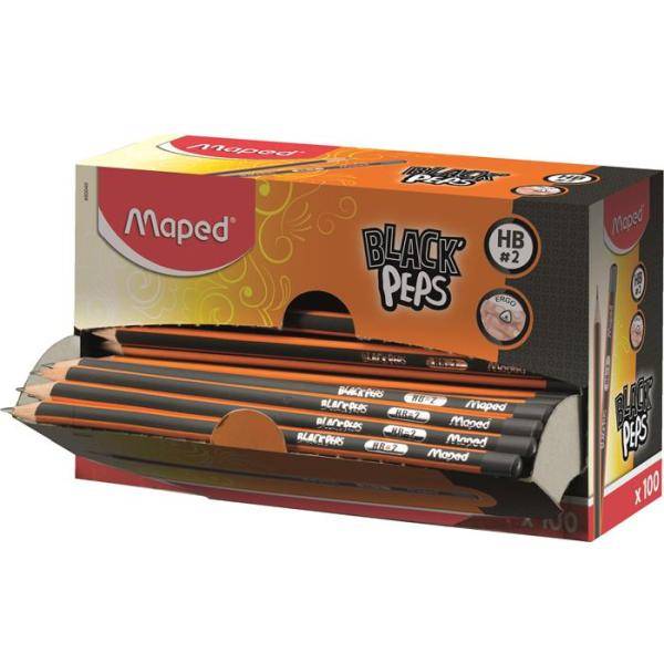 Maped háromszögletű grafitceruza – Black Peps