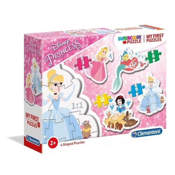 Bébi sziluett puzzle 4in1 – Disney Princess