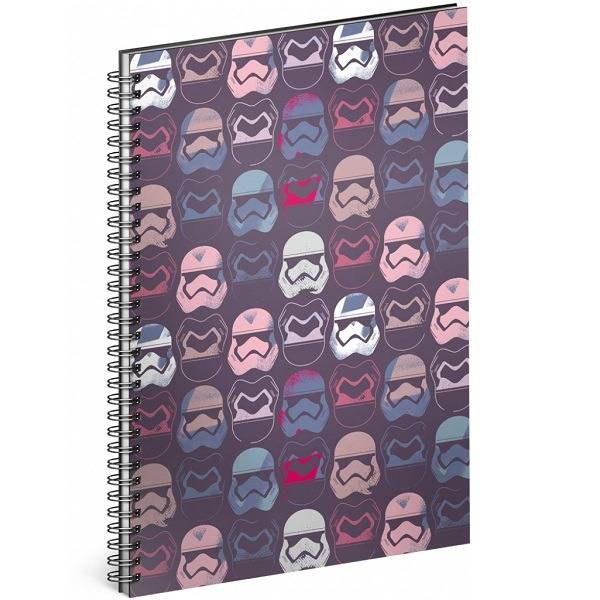 Star Wars spirálfüzet A5 – vonalas – sorminta