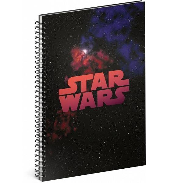 Star Wars spirálfüzet A4 – sima – Galaxy