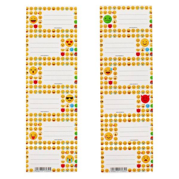 Starpak füzetcímke 6 db-os Emoji