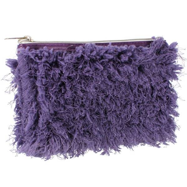 Starpak szőrmés tolltartó, neszesszer – Violet