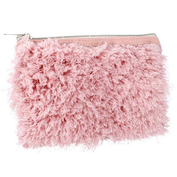 Starpak szőrmés tolltartó, neszesszer – Pink