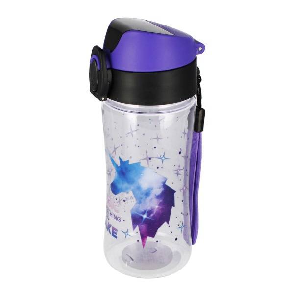 Starpak unikornisos műanyag kulacs 420ml – Galaxy Unicorn