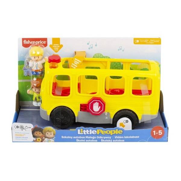 Fisher Price Little People iskolabusz játékszett