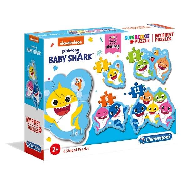 Bébi sziluett puzzle 4in1 – Baby Shark