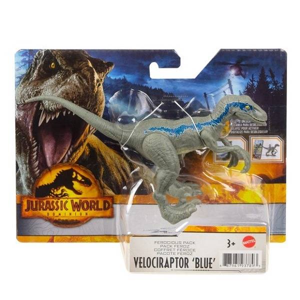 Jurassic World 3 Világuralom dinó figura – Velociraptor Blue