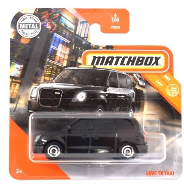 Matchbox fém kisautó 6/100 – LEVC TX Taxi