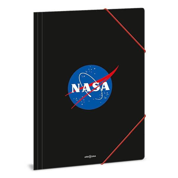 Ars Una gumis mappa A4 fekete – NASA