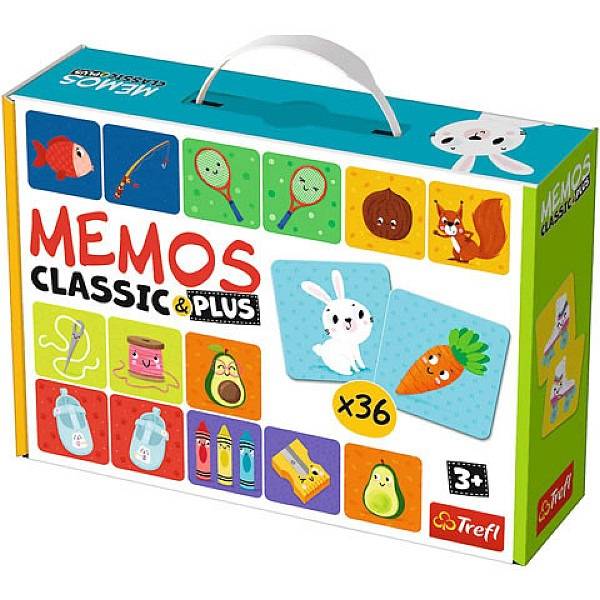 Különleges párok memóriajáték Classic & Plus – Trefl