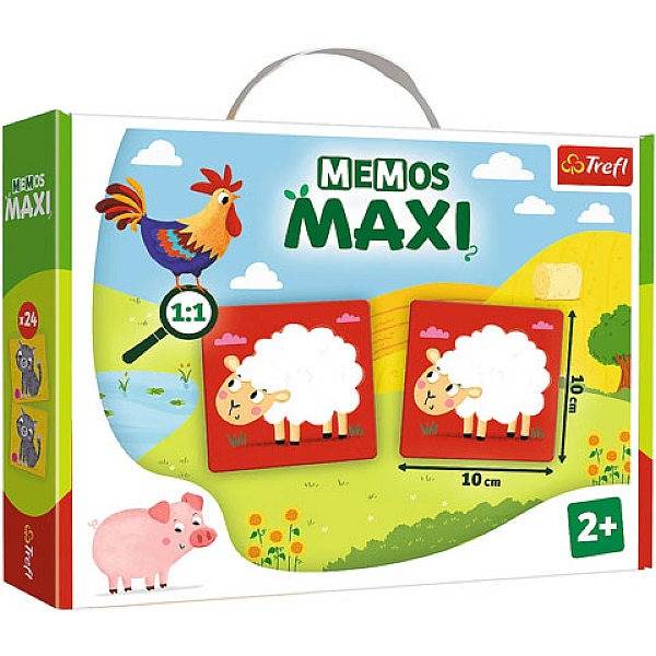 Állatos maxi memóriajáték – Trefl Memos