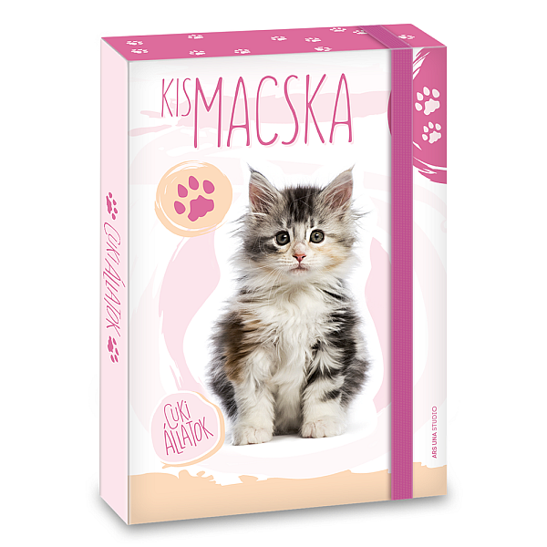 Ars Una füzetbox A5 cuki állatok – Cicás
