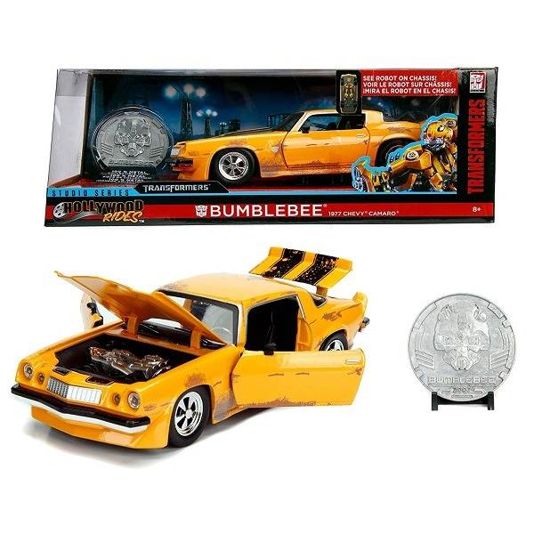 Transformers Bumblebee fémautó érmével 1:24 - Jada  