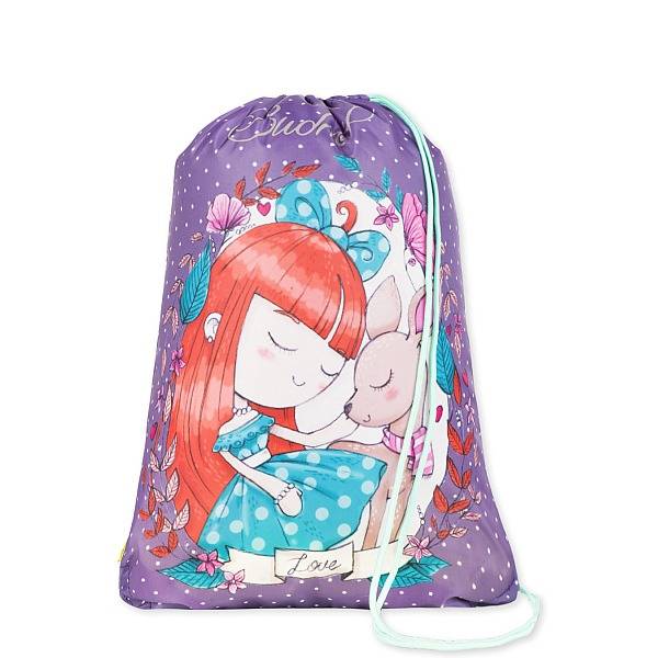 Budmil őzikés tornazsák – Purple