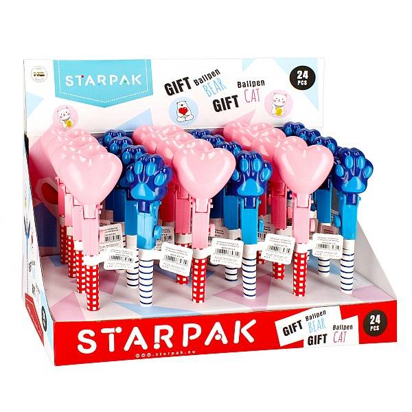 Starpak GIFT golyóstoll – Cica, maci