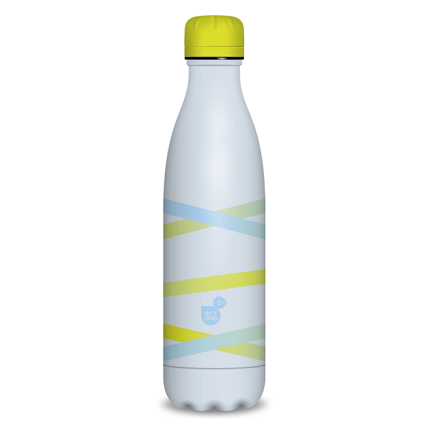 Ars Una duplafalú fémkulacs, termosz 500ml – Ribbon Yellow