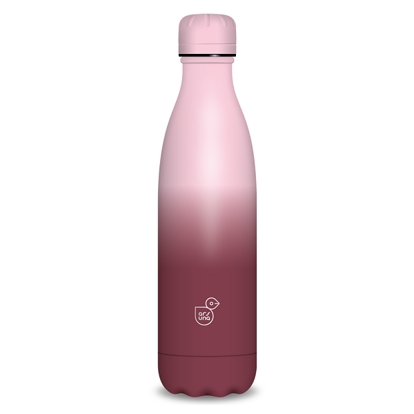 Ars Una duplafalú fémkulacs, termosz 500ml – Burgundy/Pink