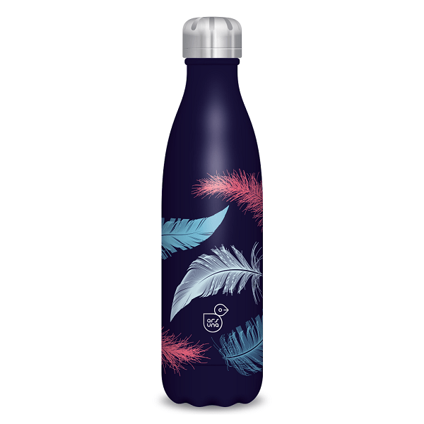 Ars Una duplafalú fémkulacs, termosz 500ml – Feather-dark