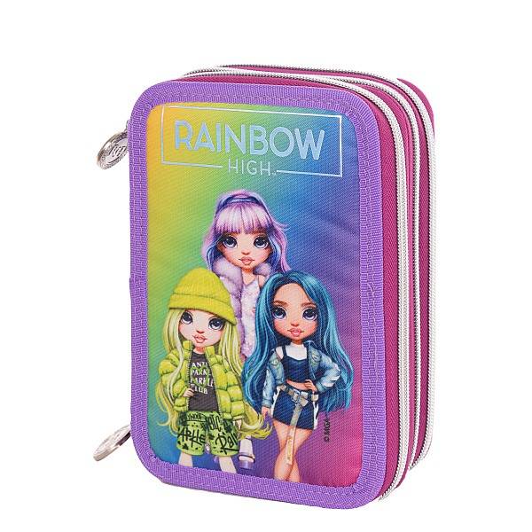 Rainbow High 3 emeletes tolltartó, felszerelt – Silver