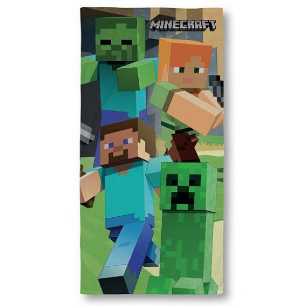 Minecraft strandtörölköző, fürdőlepedő – Steve és Alex