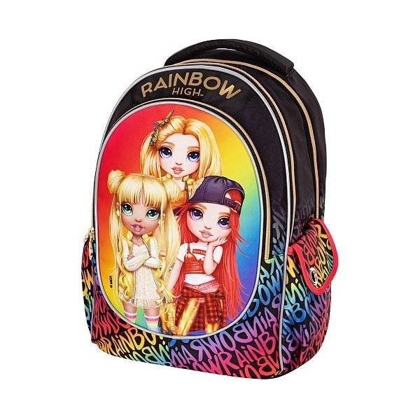 Rainbow High ergonomikus iskolatáska, hátizsák – Gold