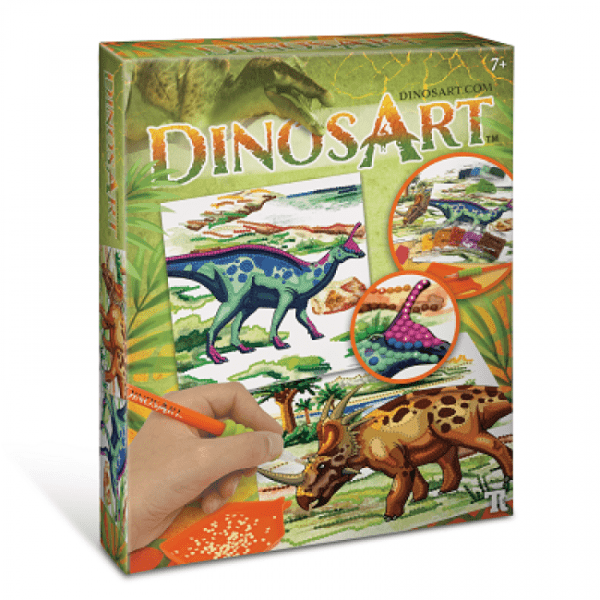 Dínós kreatív szett – Díszíts szám szerint – DinosArt