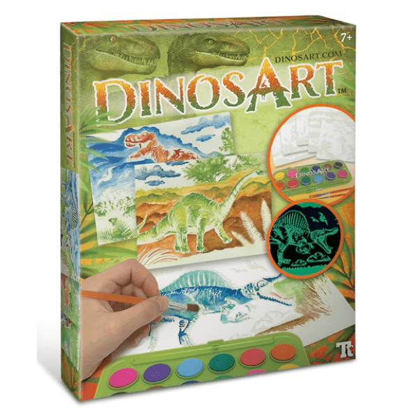 Dínós kifestő készlet vízfestékkel – DinosArt