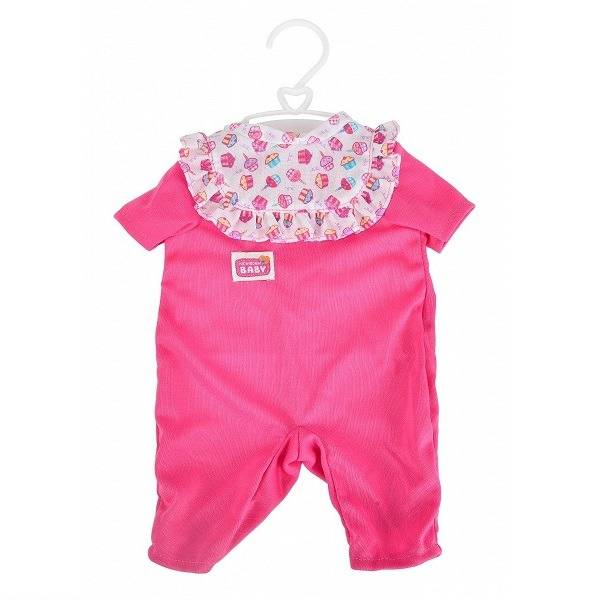 New Born Bonus Set ruha játékbabára kiegészítőkkel – pink