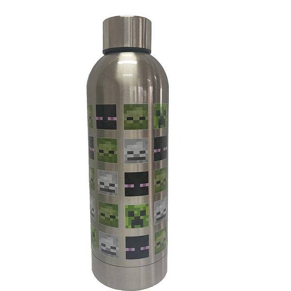Minecraft inox kulacs 500ml – ezüst