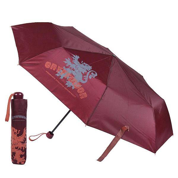 Harry Potter összecsukható esernyő bordó – Hogwarts Athletic