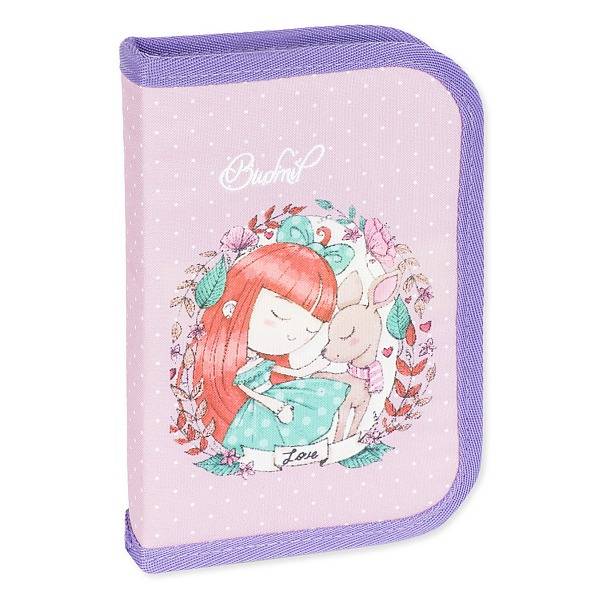 Budmil őzikés kihajtható tolltartó – Purple