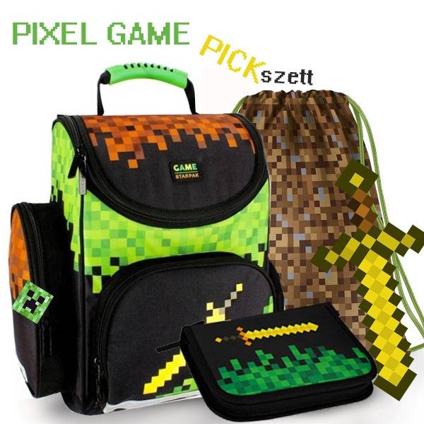 Starpak iskolatáska szett – Pixel Game Pick II.