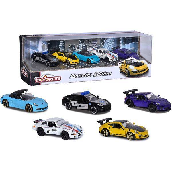 Majorette Porsche Edition kisautók 5 db-os szett