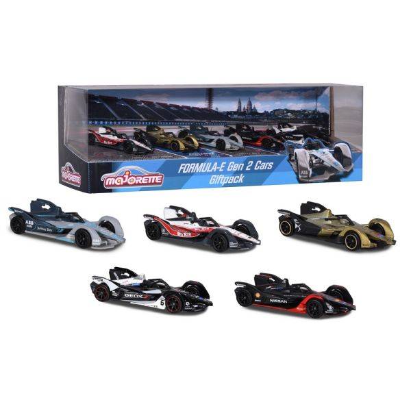 Majorette Formula E Deluxe kisautók 5 db-os szett