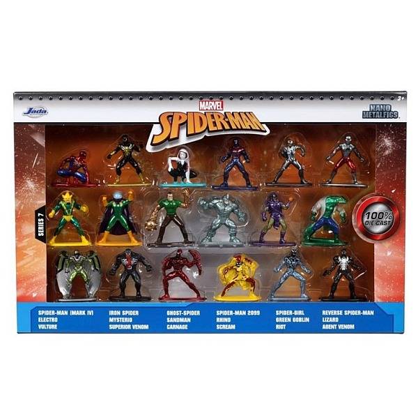 JADA Marvel metál figura szett 18 db-os 7. széria – Spiderman