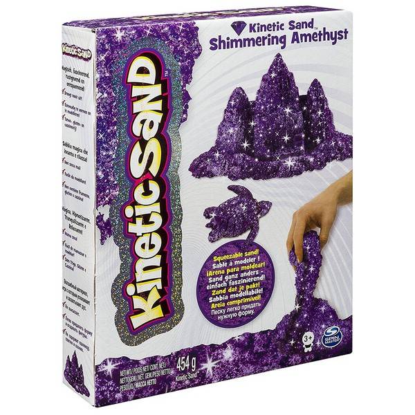 Kinetic Sand Csillogó homok – Ametiszt