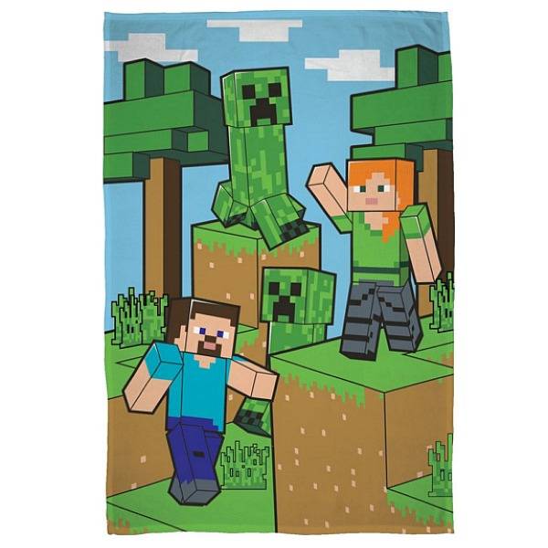 Minecraft polár takaró 100×150 cm