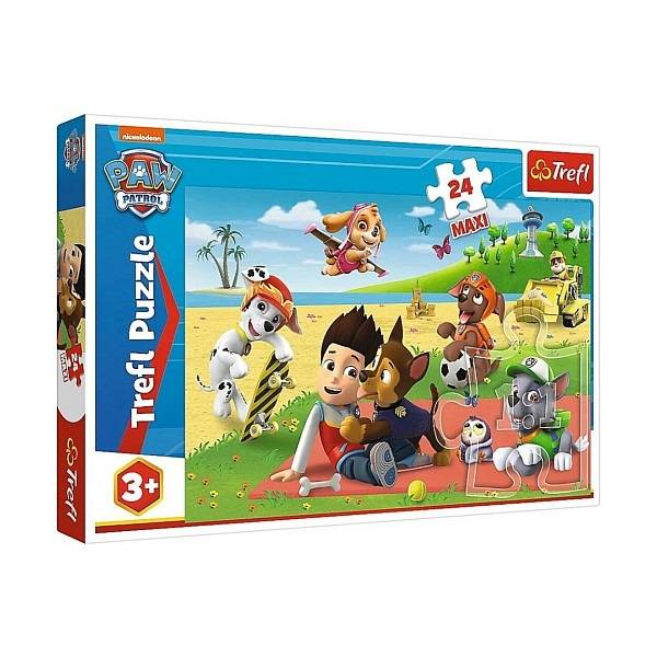 Mancs őrjárat maxi puzzle 24 db-os – Móka a parton