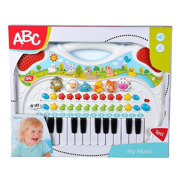 ABC Baby játék zongora állathangokkal