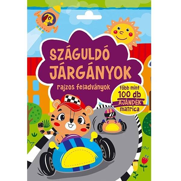 Száguldó járgányok – rajzos feladványok
