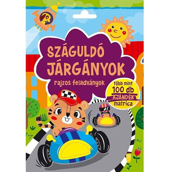 Száguldó járgányok – rajzos feladványok