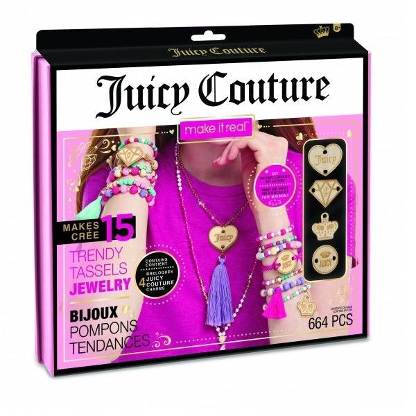 Make It Real Juicy Couture ékszerkészítő szett – Divatos bojtok