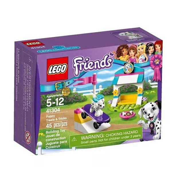 LEGO Friends Kutyatrükkök és jutalomfalatok (41304)