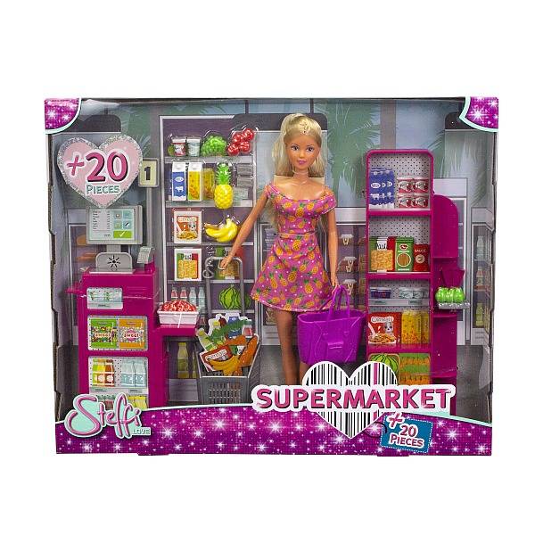 Steffi Love baba Szupermarket játékszett kiegészítőkkel