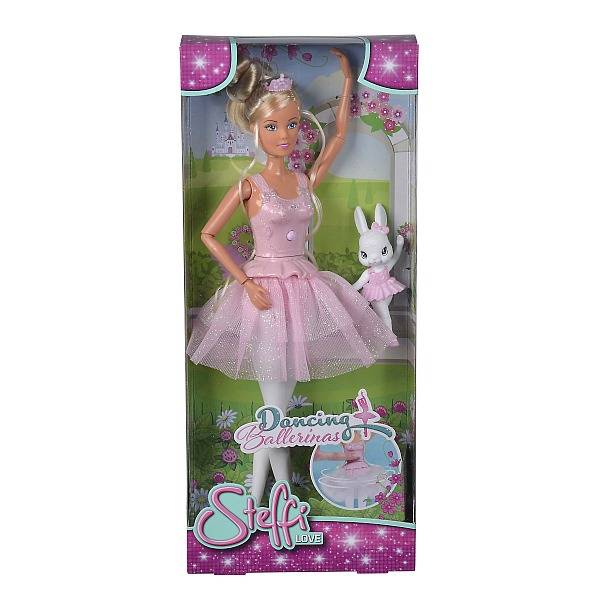 Steffi Love táncoló balerina baba nyuszival