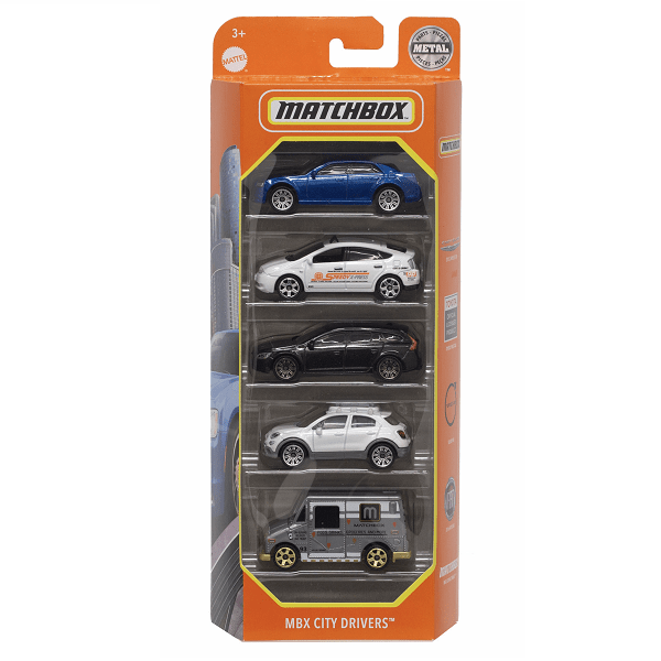 Matchbox kisautók 5 darabos szett – MBX City Drivers