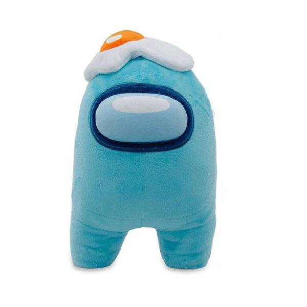 Among Us plüss figura 25 cm – világoskék, tojással