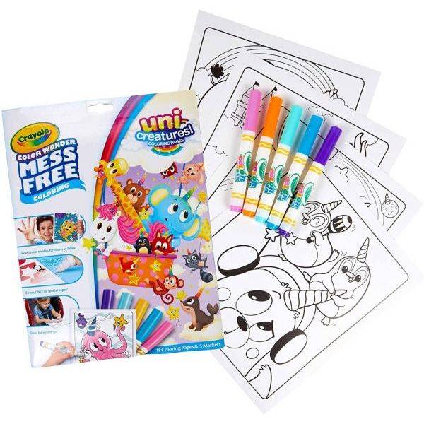 Crayola Color Wonder maszatmentes kifestő – Különleges lények