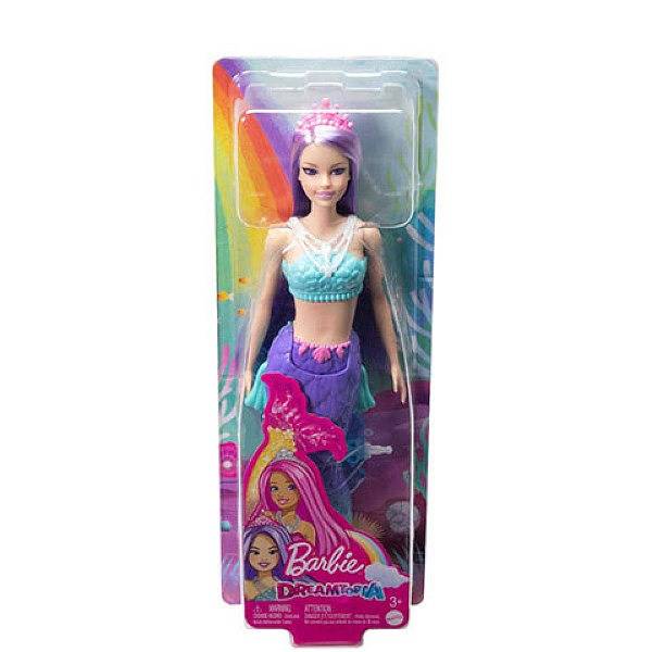 Barbie Dreamtopia sellő baba – lila/kék uszonnyal