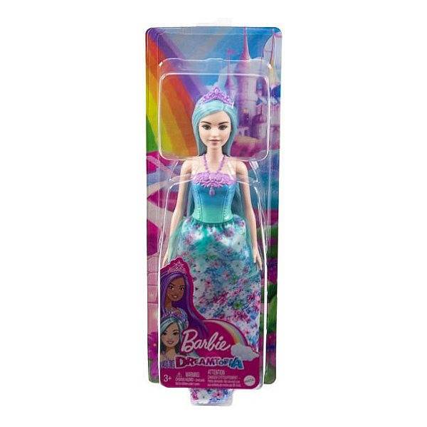 Barbie Dreamtopia: Kék hajú hercegnő baba